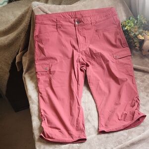 Eddie Baur Terra-Cotta Red Cargo Shorts
